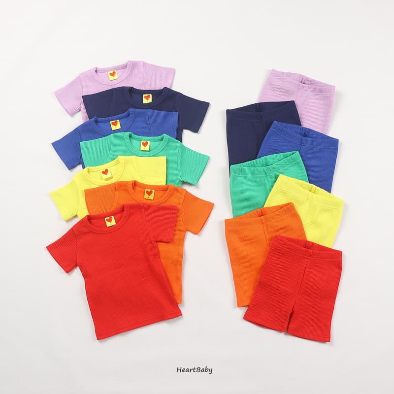 Heart Baby - Korean Children Fashion - #todddlerfashion - Rainbow Easywear - 7