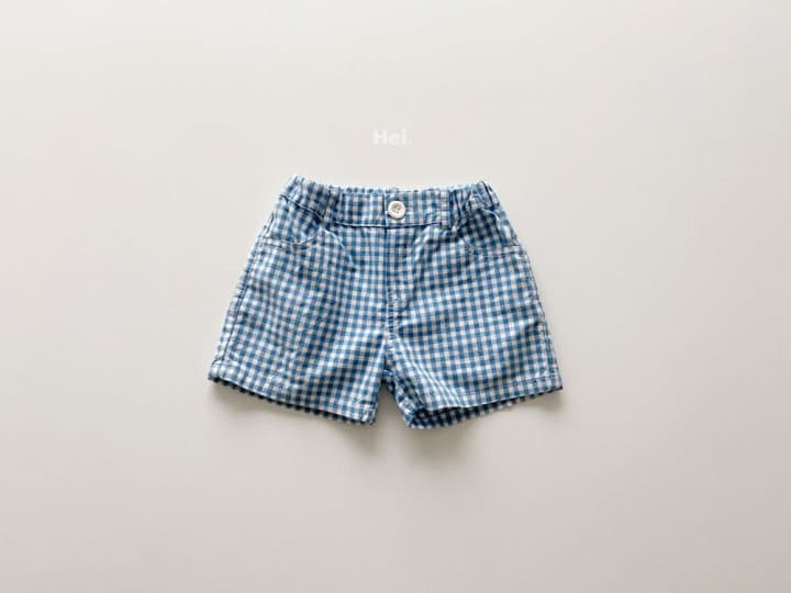 Hei - Korean Children Fashion - #fashionkids - Check Shorts - 4