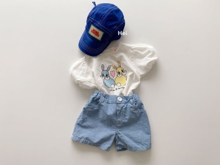 Hei - Korean Children Fashion - #kidzfashiontrend - Check Shorts - 6