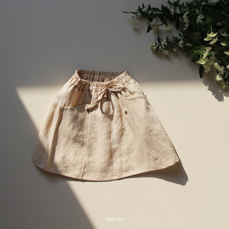 Here I Am - Korean Children Fashion - #Kfashion4kids - And You Linen Skirt - 3