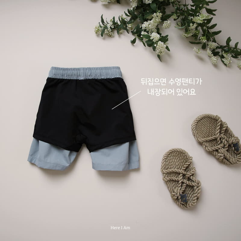 Here I Am - Korean Children Fashion - #Kfashion4kids - Square Swim Pants with mom - 2