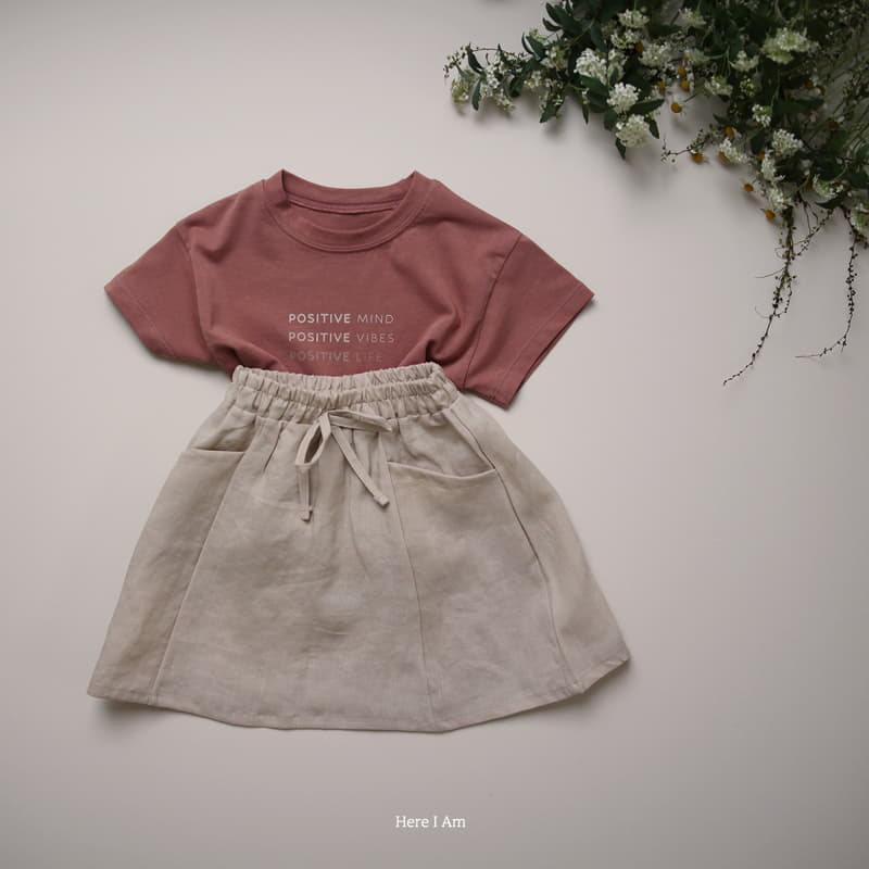 Here I Am - Korean Children Fashion - #childofig - And You Linen Skirt - 8