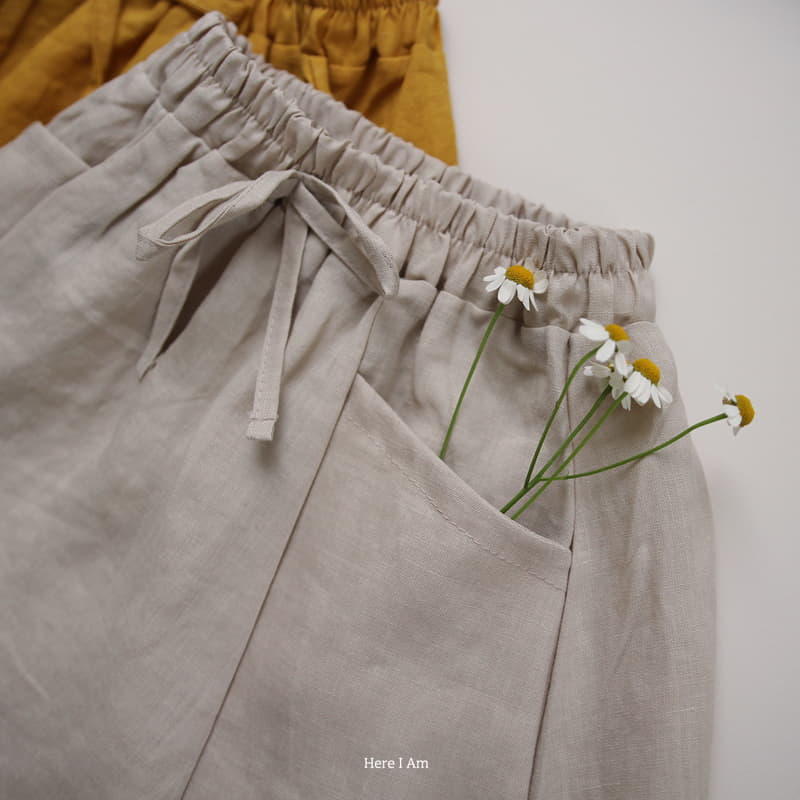 Here I Am - Korean Children Fashion - #childofig - And You Linen Skirt - 9