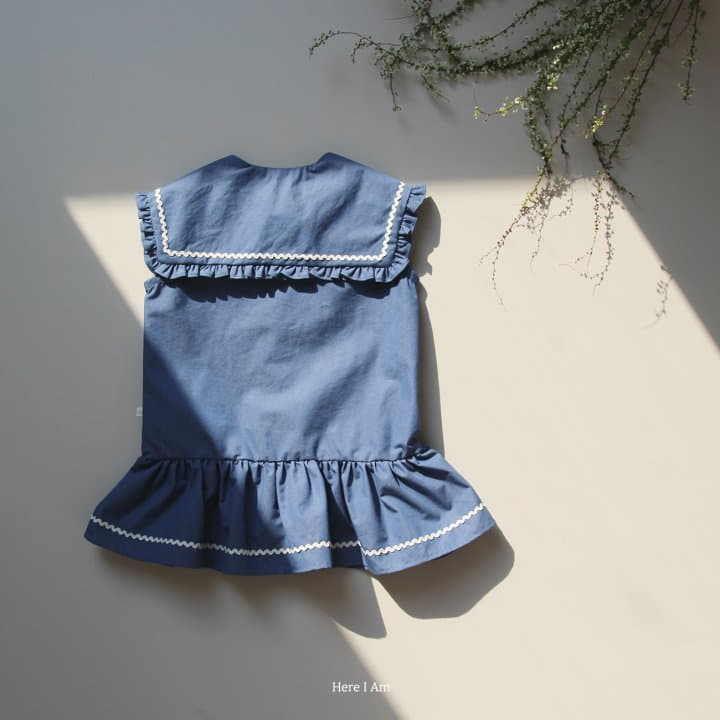 Here I Am - Korean Children Fashion - #childofig - Wave One-piece - 6