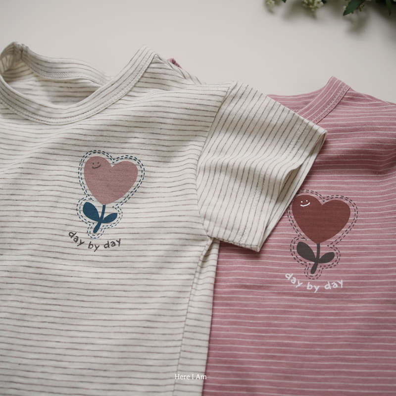 Here I Am - Korean Children Fashion - #designkidswear - Heart Tulip Tee - 6