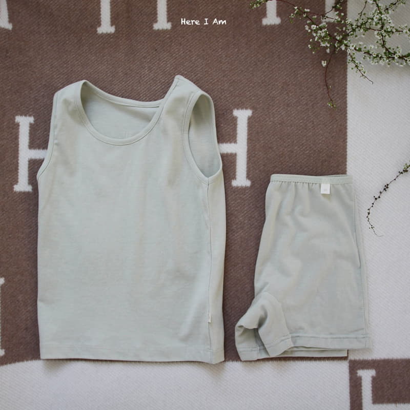 Here I Am - Korean Children Fashion - #fashionkids - Plain Sleeveless Tee - 9