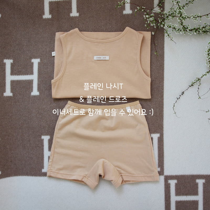 Here I Am - Korean Children Fashion - #kidsshorts - Plain Sleeveless Tee - 10