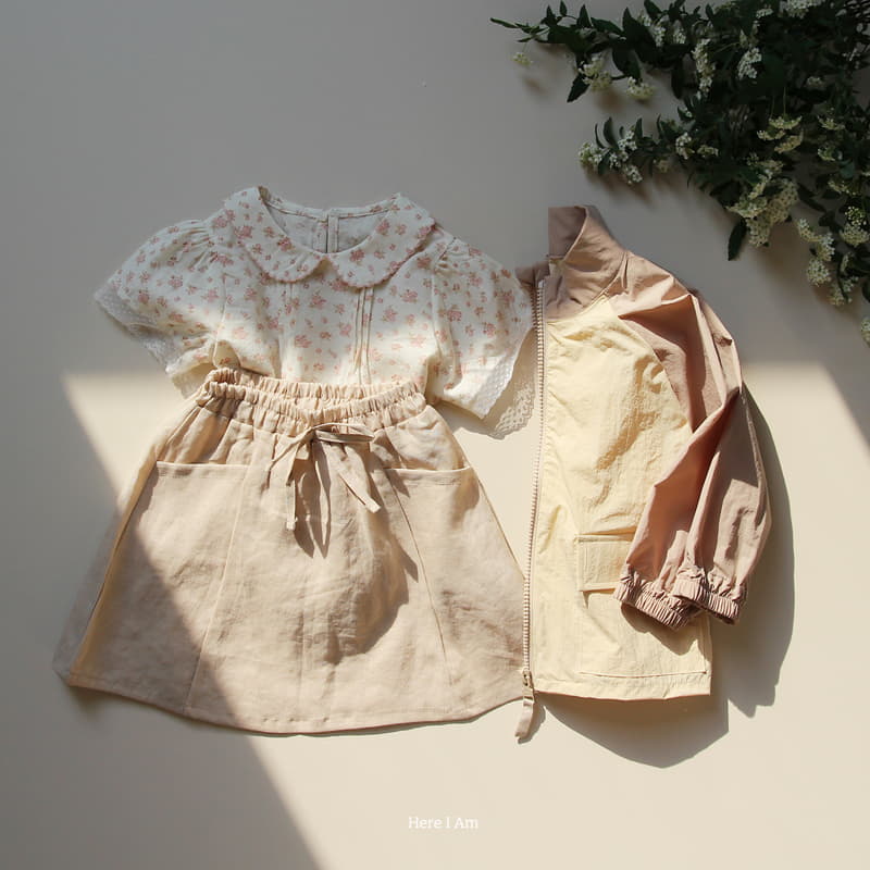 Here I Am - Korean Children Fashion - #magicofchildhood - And You Linen Skirt - 5