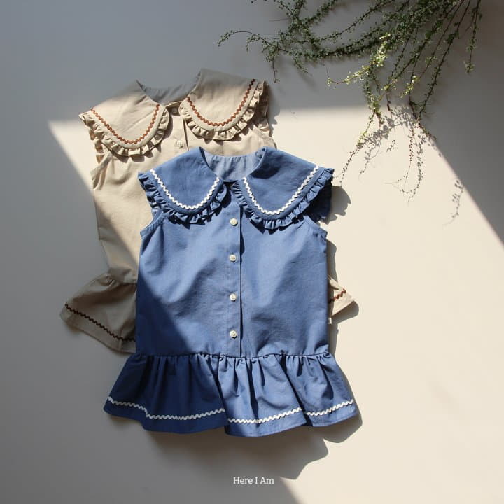 Here I Am - Korean Children Fashion - #minifashionista - Wave One-piece - 3