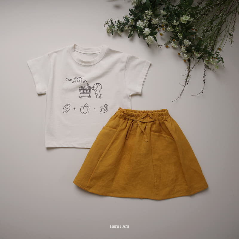 Here I Am - Korean Children Fashion - #prettylittlegirls - And You Linen Skirt - 7