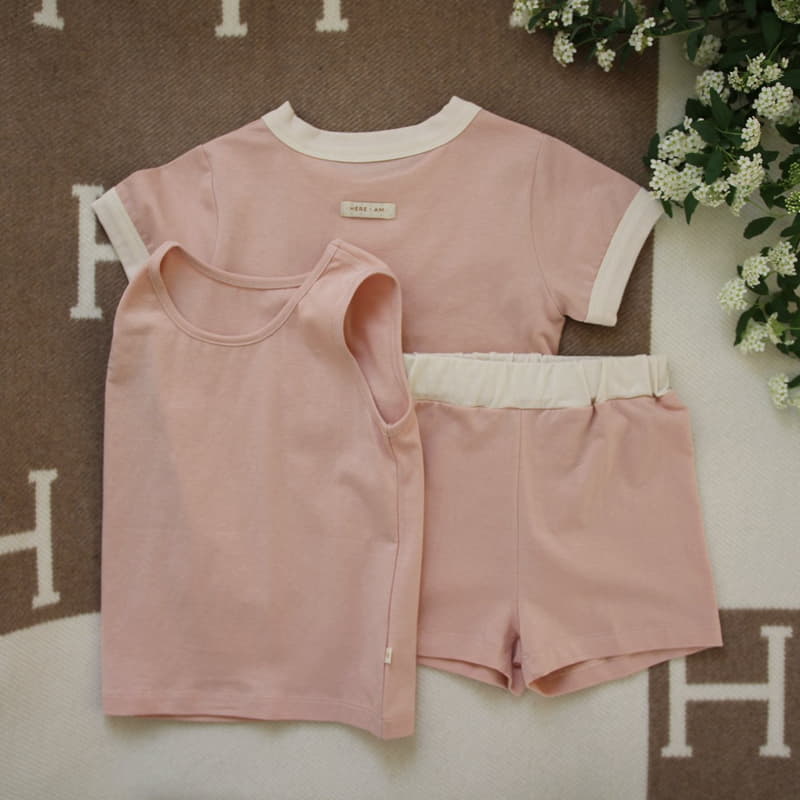 Here I Am - Korean Children Fashion - #toddlerclothing - Plain Sleeveless Tee - 4