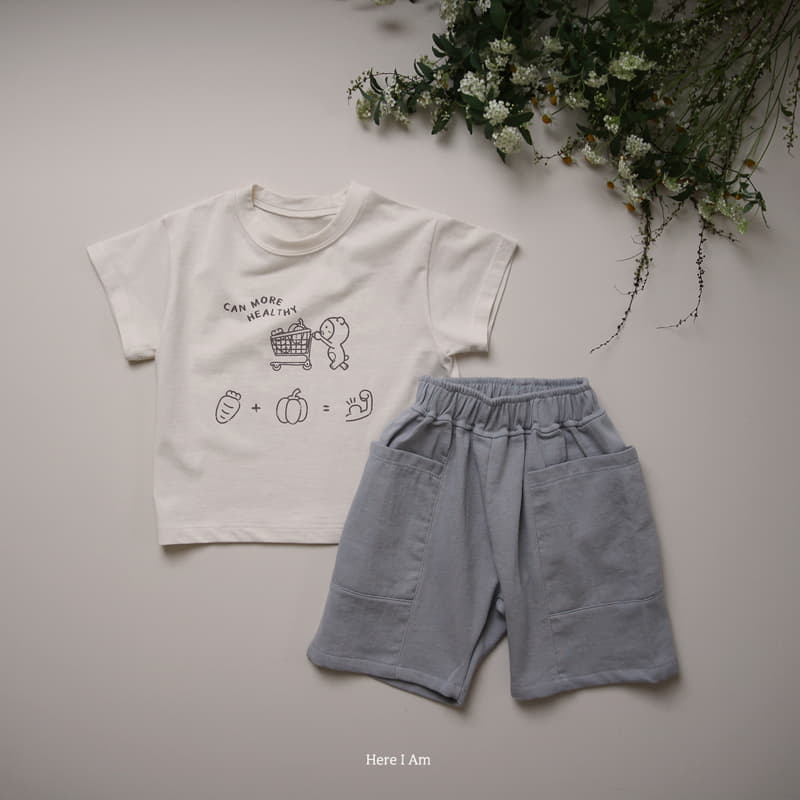 Here I Am - Korean Children Fashion - #toddlerclothing - Healthy Tee - 4