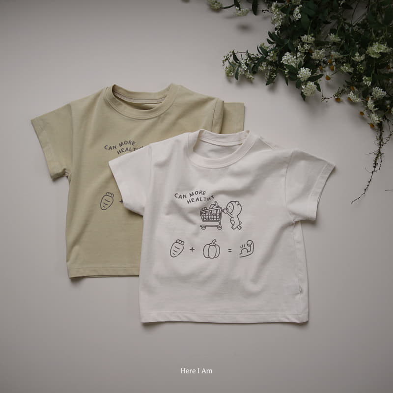 Here I Am - Korean Children Fashion - #toddlerclothing - Healthy Tee - 3