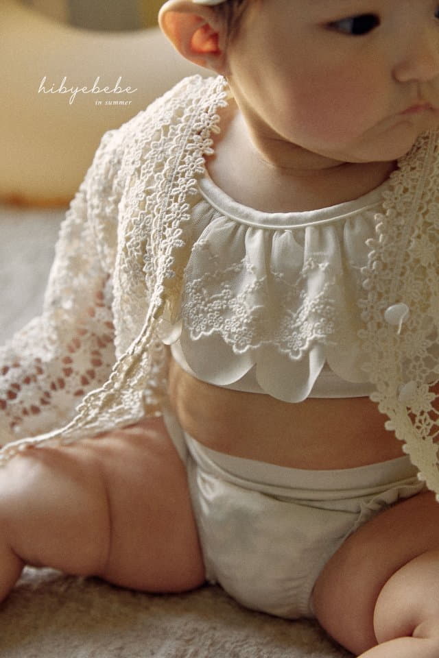 Hi Byebebe - Korean Baby Fashion - #babyclothing - Bebe Blossom Lace Cardigan - 7