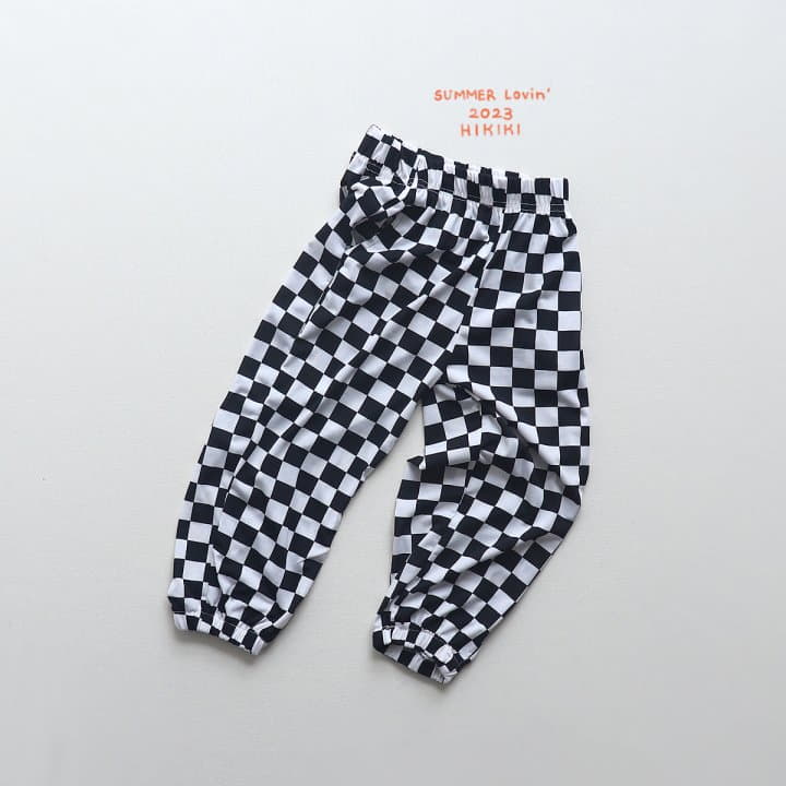 Hikiki - Korean Children Fashion - #kidsshorts - Checker Pants - 3