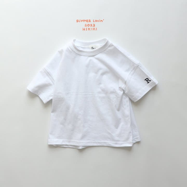 Hikiki - Korean Children Fashion - #kidsshorts - R Embrodiery Tee