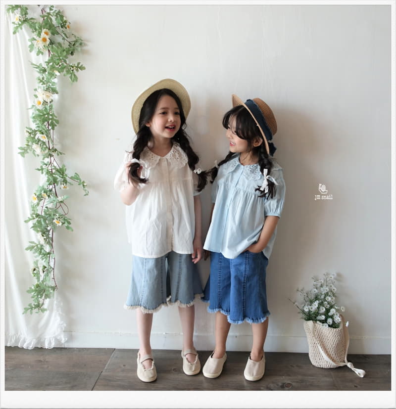 JM Snail - Korean Children Fashion - #Kfashion4kids - Denim Ribbon Boarder Hat - 5