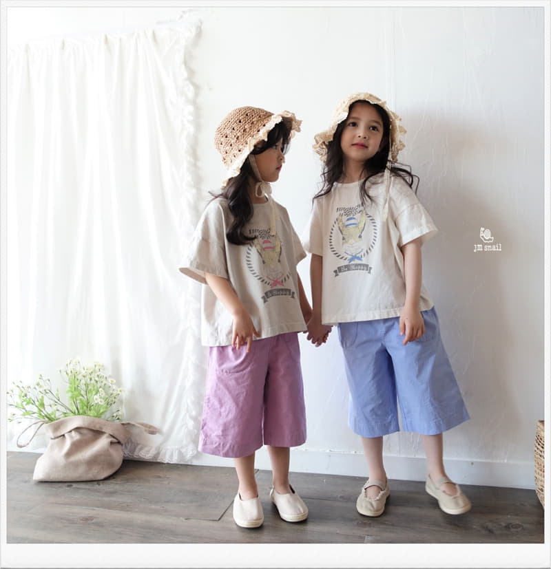 JM Snail - Korean Children Fashion - #prettylittlegirls - Rabbit Print Tee - 4