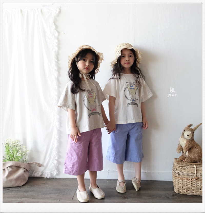 JM Snail - Korean Children Fashion - #childofig - Rabbit Print Tee - 5