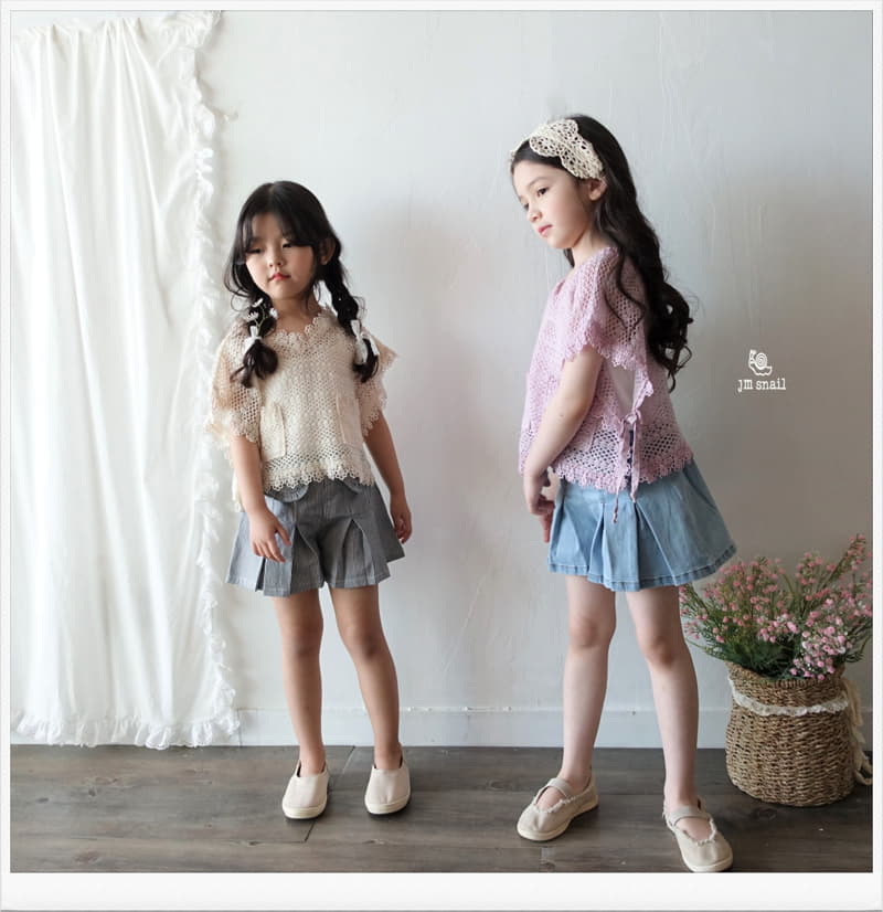 JM Snail - Korean Children Fashion - #childofig - Lace Veset Cape - 2