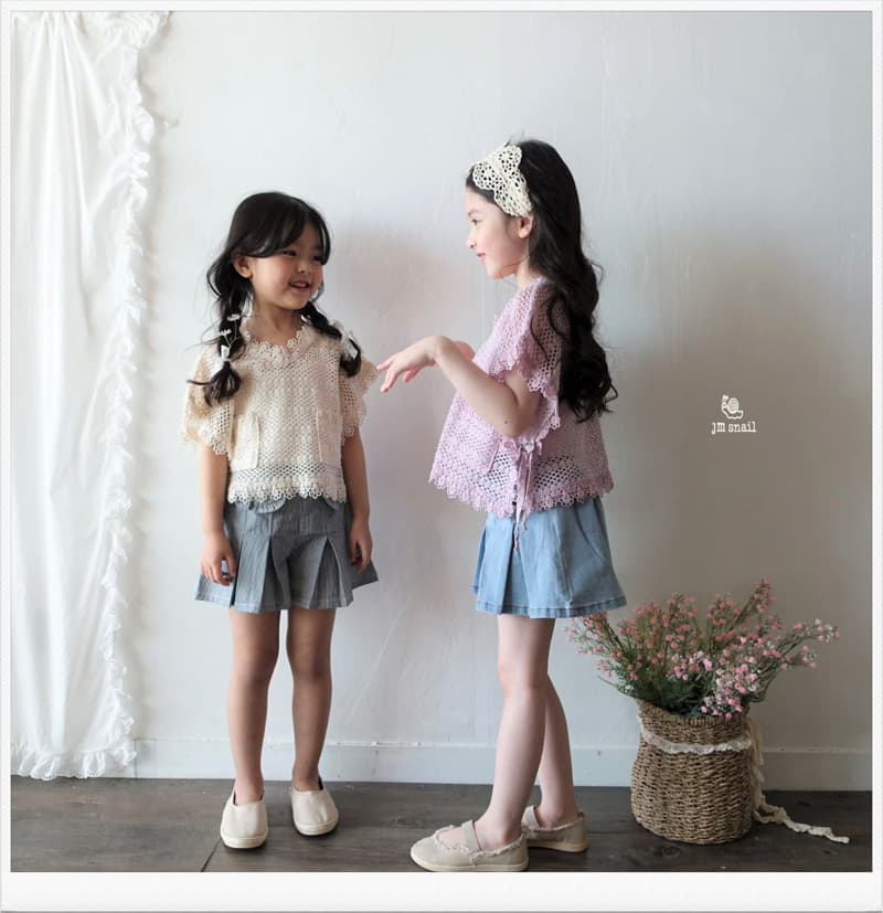 JM Snail - Korean Children Fashion - #childofig - Lace Veset Cape - 3