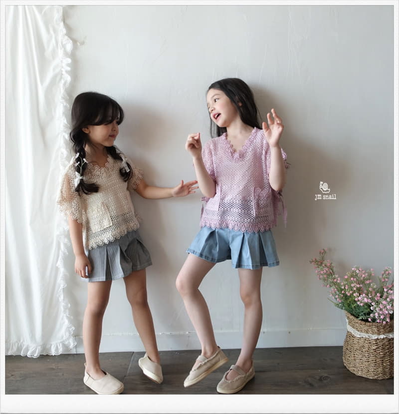 JM Snail - Korean Children Fashion - #childofig - Lace Veset Cape - 4