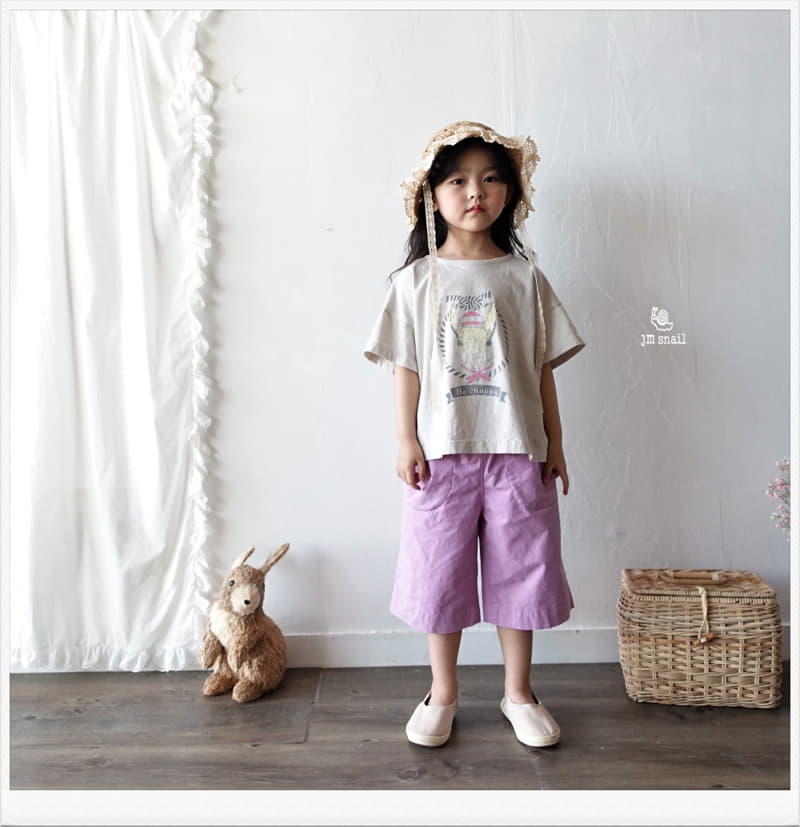 JM Snail - Korean Children Fashion - #discoveringself - Rabbit Print Tee - 8