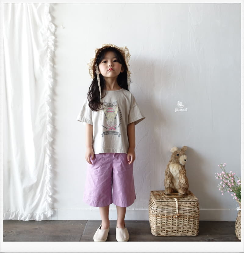 JM Snail - Korean Children Fashion - #fashionkids - Rabbit Print Tee - 9