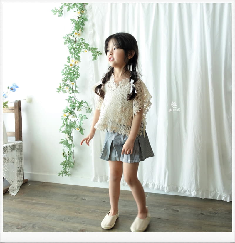 JM Snail - Korean Children Fashion - #kidsstore - Lace Veset Cape - 9