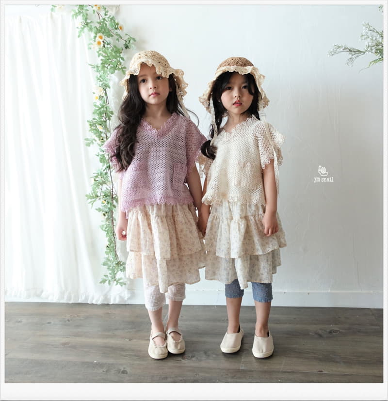 JM Snail - Korean Children Fashion - #littlefashionista - Lace Veset Cape - 12