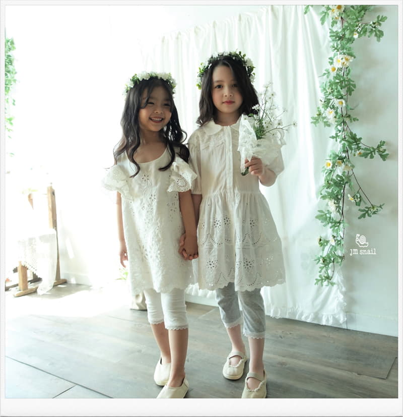 JM Snail - Korean Children Fashion - #littlefashionista - Tencel Lace Leggings - 9