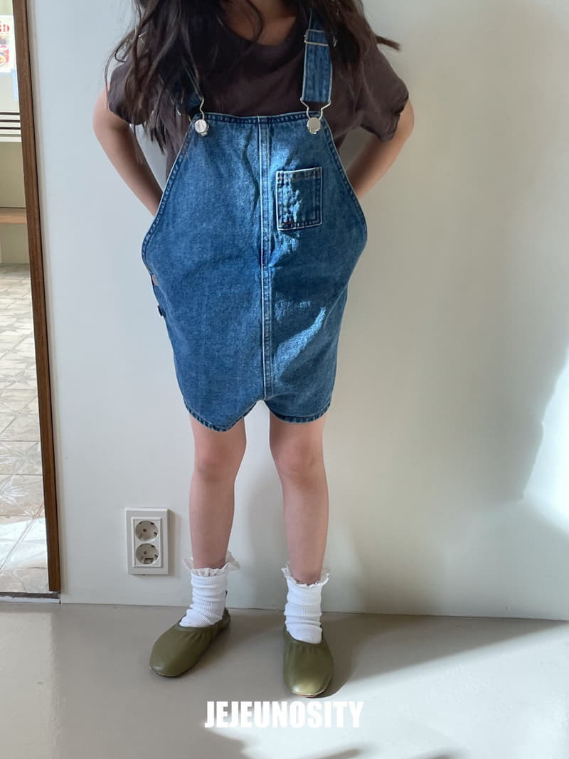 Jejeunosity - Korean Children Fashion - #Kfashion4kids - Berry Short Overalls