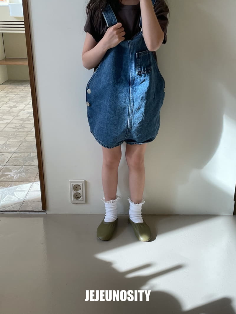 Jejeunosity - Korean Children Fashion - #magicofchildhood - Berry Short Overalls - 4