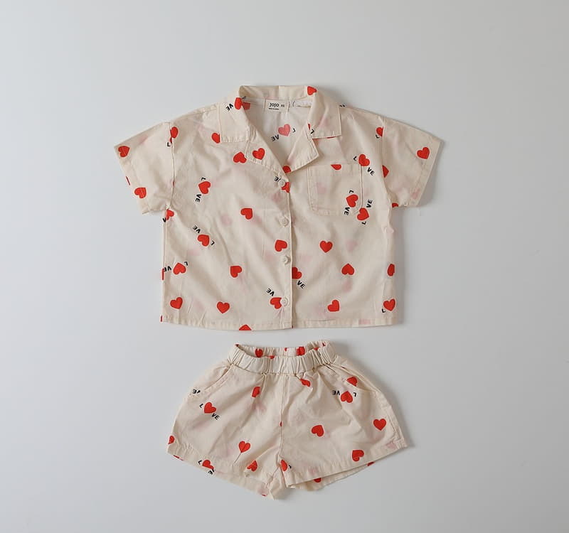 Jo Jo - Korean Children Fashion - #kidsshorts - Thinks Shirt Set