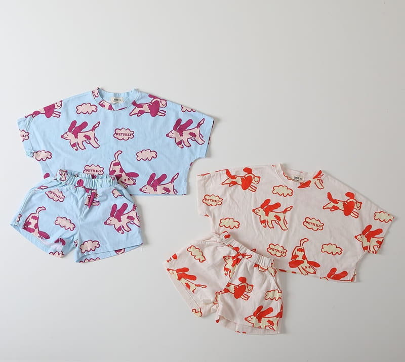 Jo Jo - Korean Children Fashion - #prettylittlegirls - Milly Crop Top Bottom Set - 3