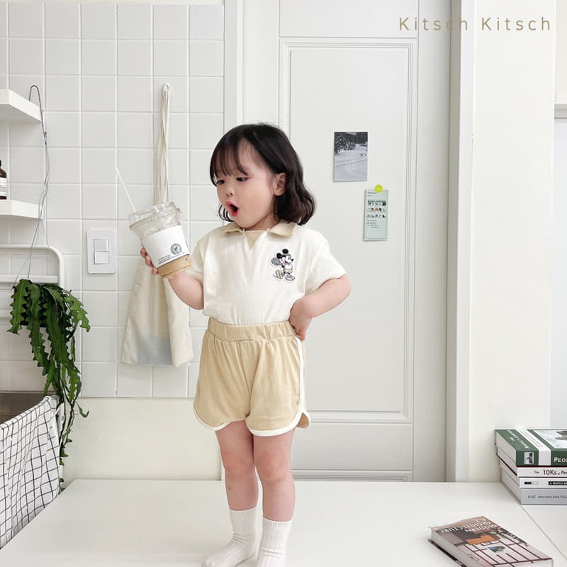 Kitsch Kitsch - Korean Children Fashion - #childrensboutique - Tennis Mickey Top Bottom Set - 3