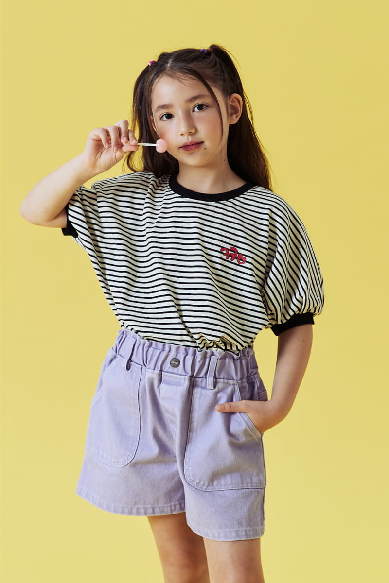 Kokoyarn - Korean Junior Fashion - #childofig - Daize Stripes Tee - 8