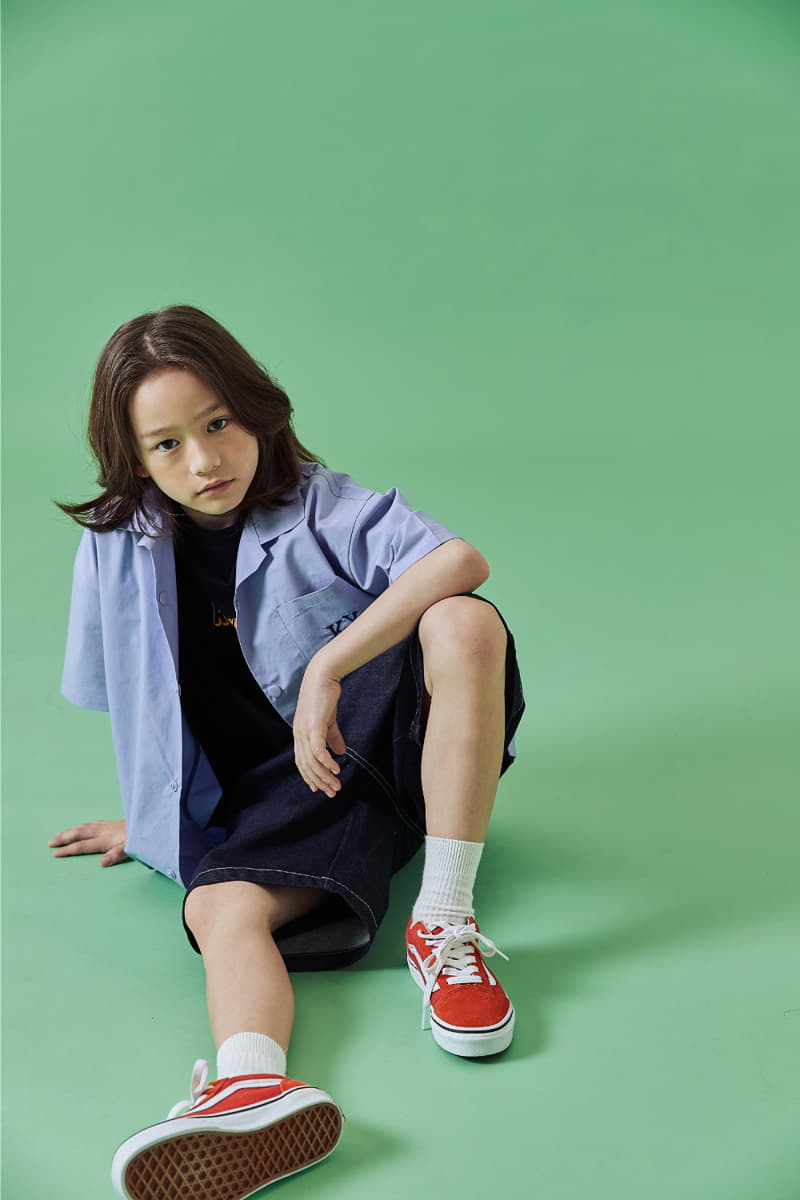 Kokoyarn - Korean Junior Fashion - #childofig - Blan Denim SHRots - 7