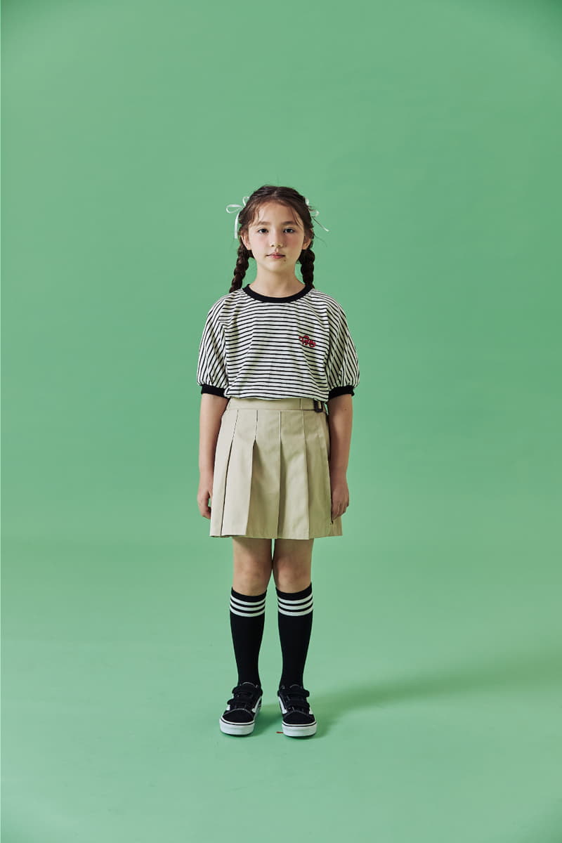 Kokoyarn - Korean Junior Fashion - #childrensboutique - Daize Stripes Tee - 9