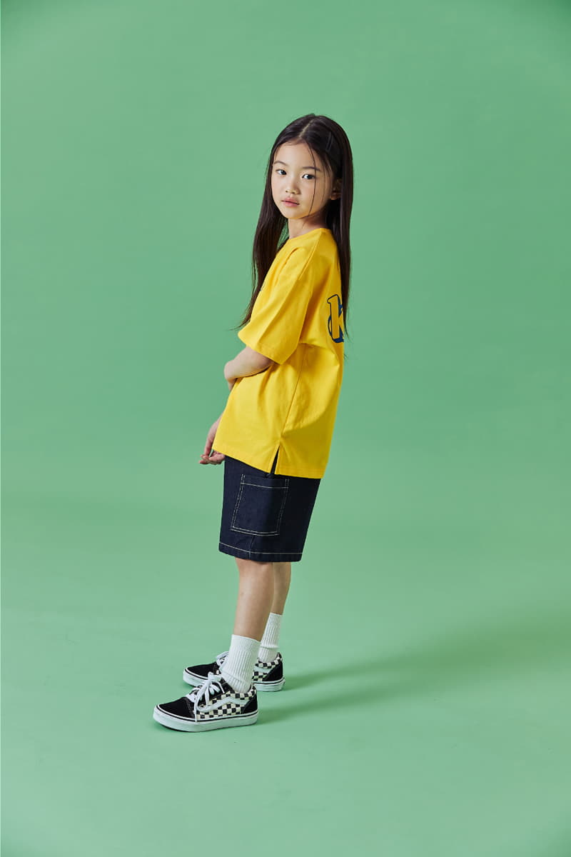 Kokoyarn - Korean Junior Fashion - #childrensboutique - Blan Denim SHRots - 8