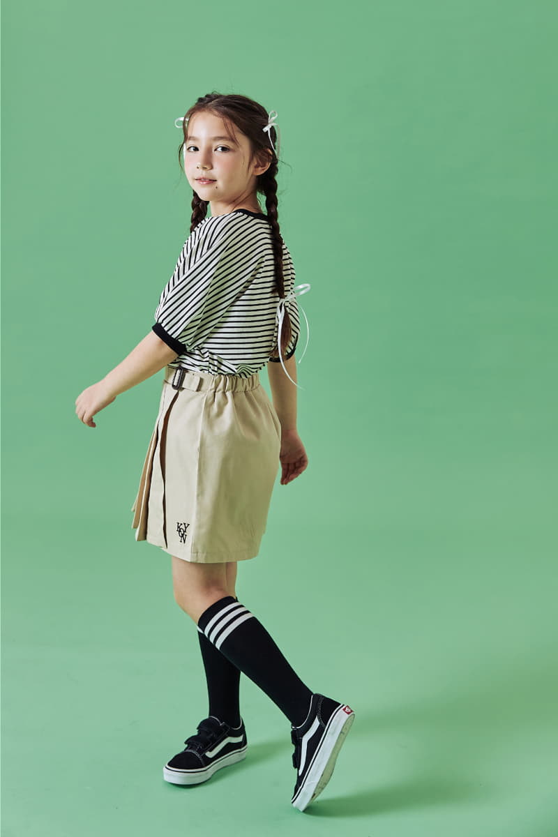 Kokoyarn - Korean Junior Fashion - #fashionkids - Daize Stripes Tee - 12