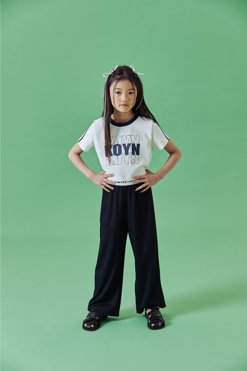 Kokoyarn - Korean Junior Fashion - #littlefashionista - Dive Crop Tee - 5