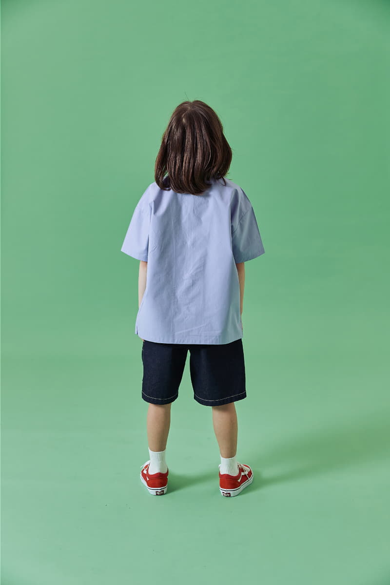 Kokoyarn - Korean Junior Fashion - #toddlerclothing - Blan Denim SHRots - 5