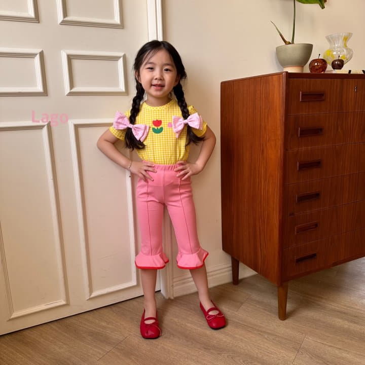 Lago - Korean Children Fashion - #Kfashion4kids - Piping Color Pants