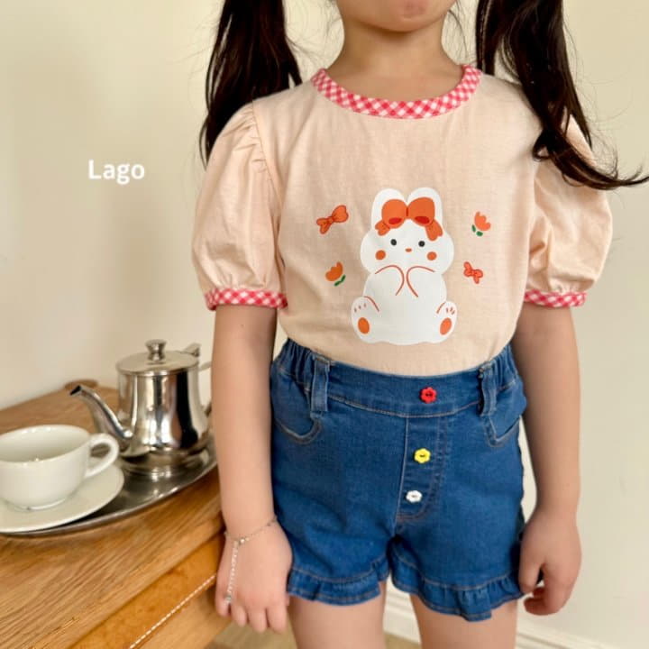 Lago - Korean Children Fashion - #Kfashion4kids - Frill Span Pants - 6