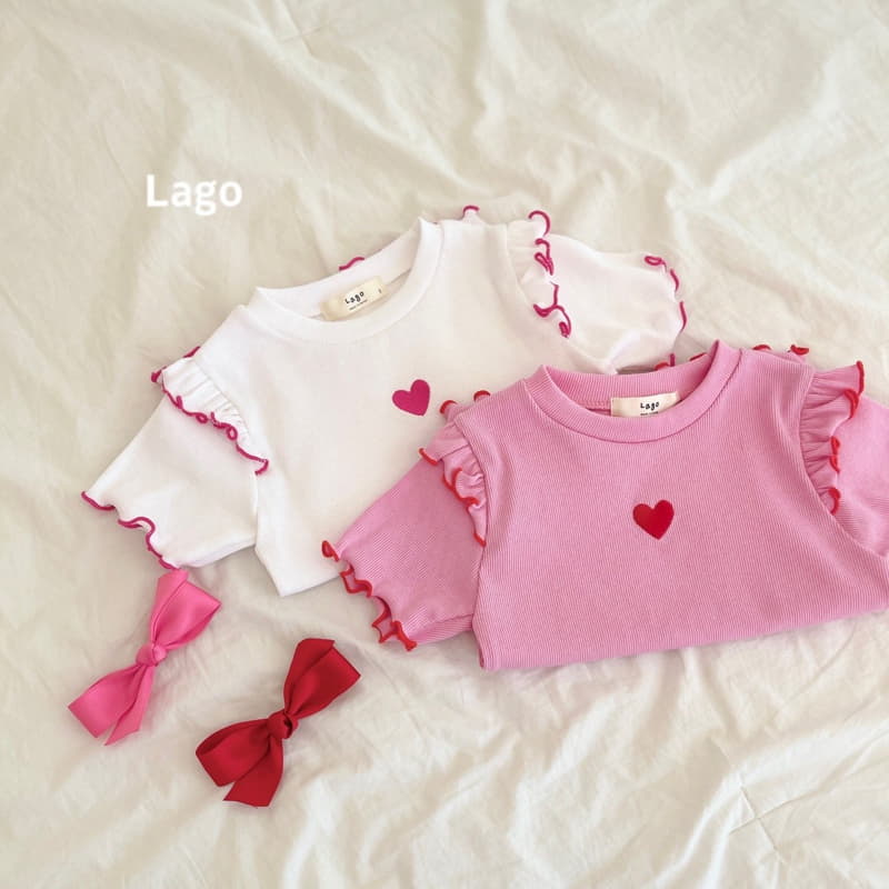 Lago - Korean Children Fashion - #childofig - Heart Wing Tee