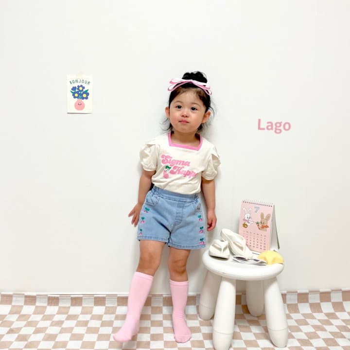 Lago - Korean Children Fashion - #childrensboutique - Joy Square Tee - 8