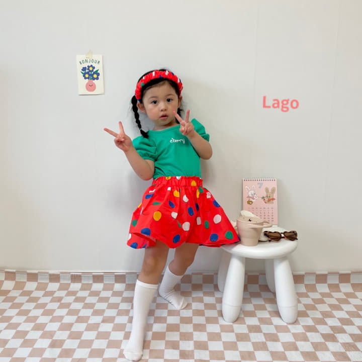 Lago - Korean Children Fashion - #childrensboutique - Dot Skirt - 12