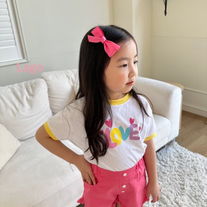 Lago - Korean Children Fashion - #discoveringself - Love Color Tee - 5