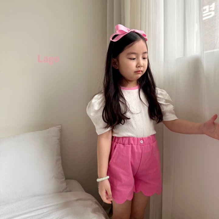 Lago - Korean Children Fashion - #discoveringself - Shabet Eyelet Tee - 3